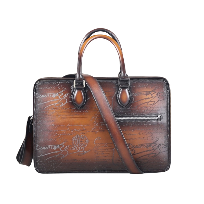Leather Briefcase - DIMY 2025 الرجال حقيبة أعمال جديدة