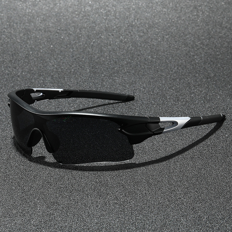 Sunglasses Uv400 - نظارات شمسية رياضية مستقطبة بتصميم محيطي،