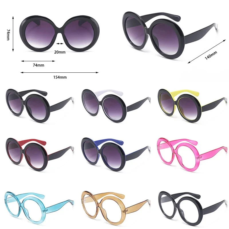 نظارات شمسية دائرية كبيرة الحج - مراجعة Sunglasses Uv400 وسعره