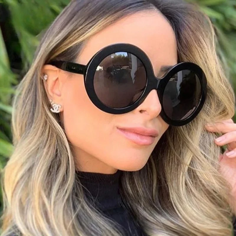 نظارات شمسية دائرية كبيرة الحج - مراجعة Sunglasses Uv400 وسعره