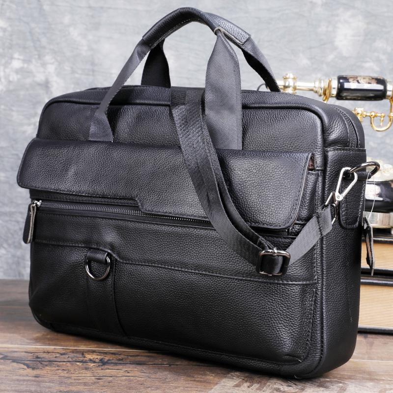 الرجال كبيرة جلد طبيعي حقيبة ي - مراجعة Leather Briefcase وسعره