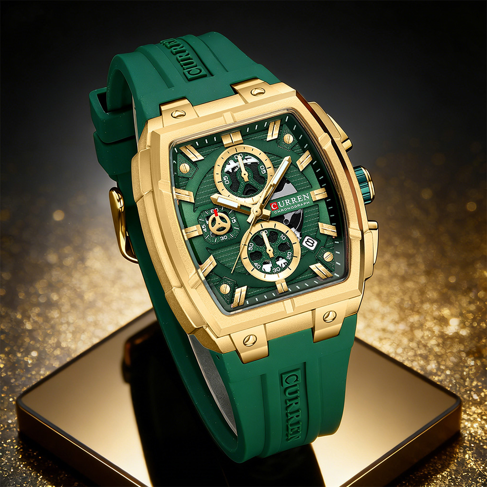 ساعة CURREN الفاخرة للرجال، سا - مراجعة Luxury Watch Men وسعره