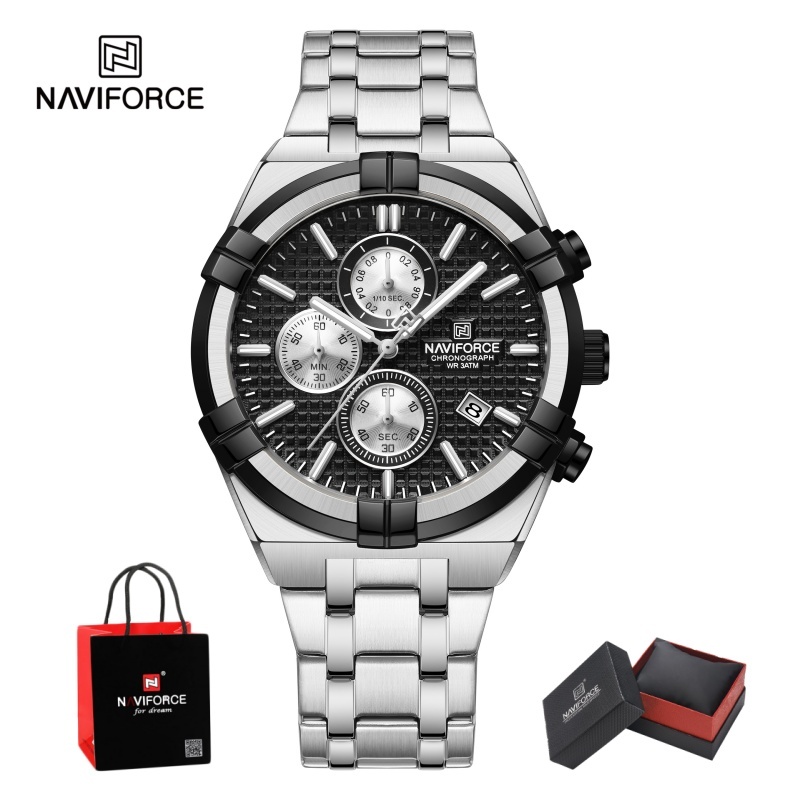 ساعة يد رجالية كرونوغراف كوارت - مراجعة Luxury Watch Men وسعره