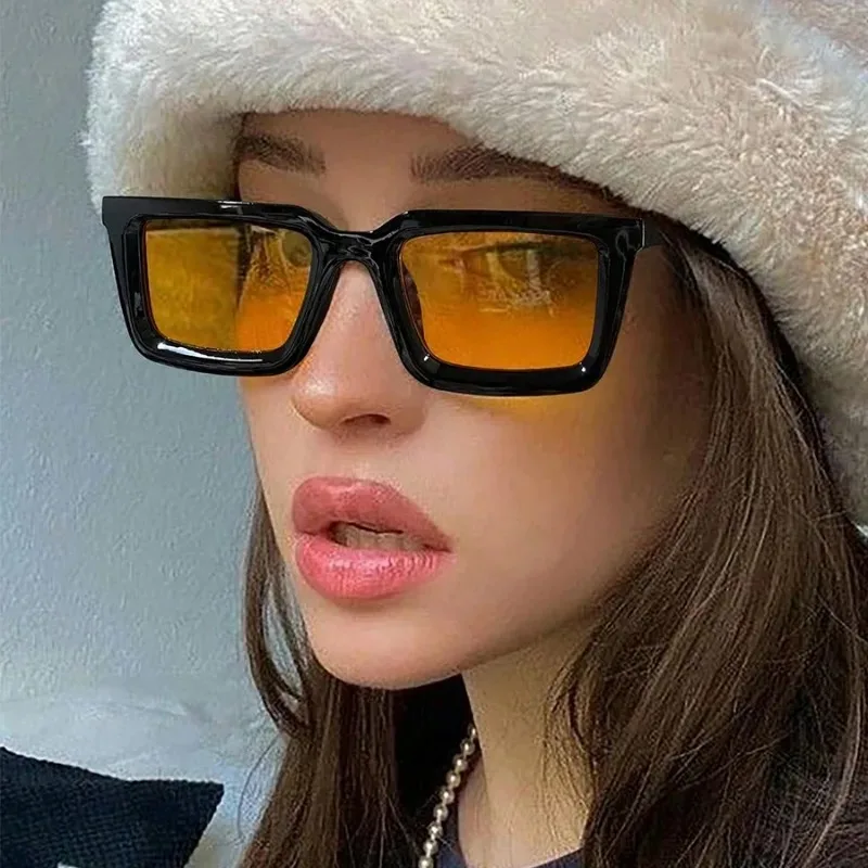 نظارات شمسية مستطيلة عتيقة للن - مراجعة Designer Sunglasses وسعره