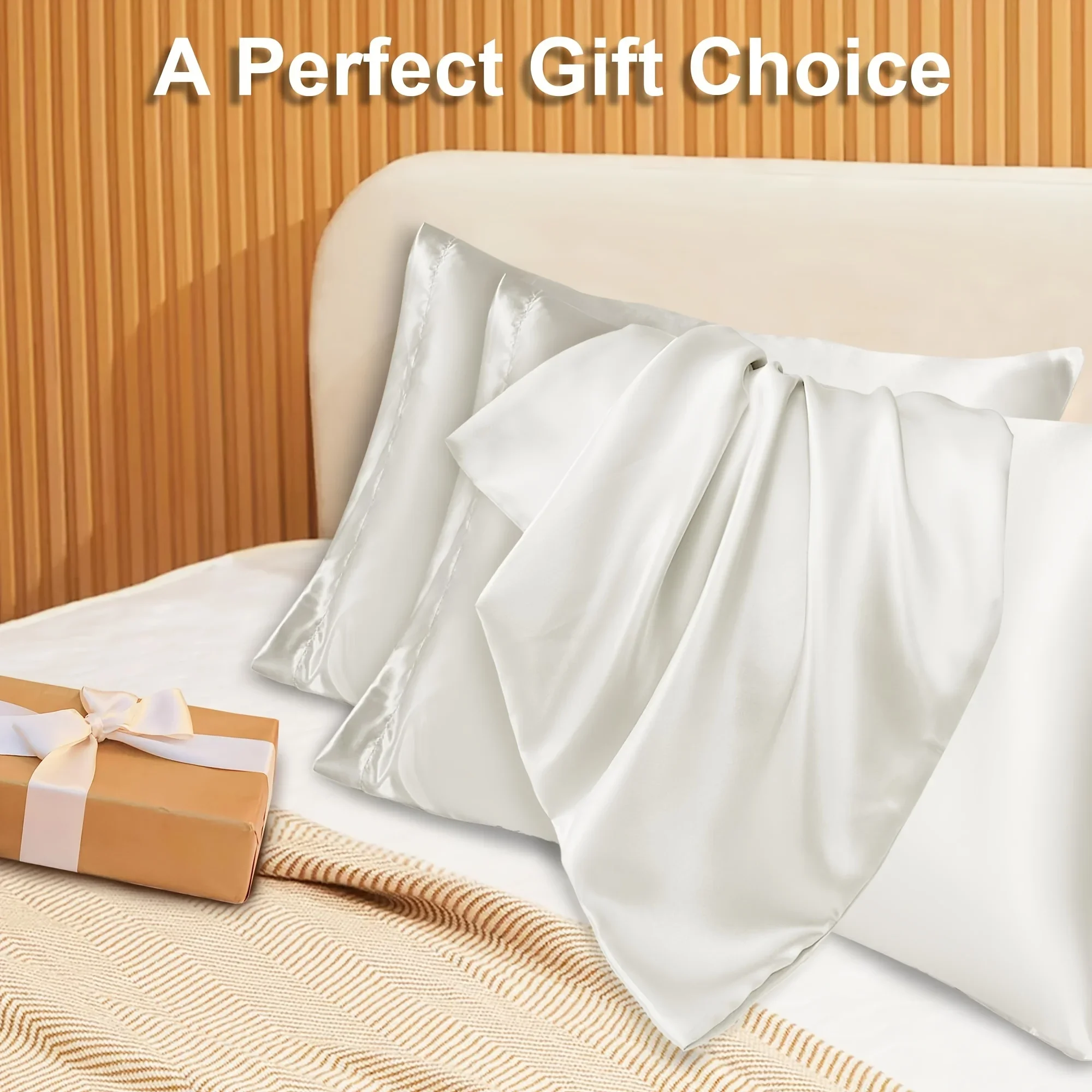 قطعتان من كيس وسادة مغلف من ال - مراجعة Silk Pillowcase وسعره