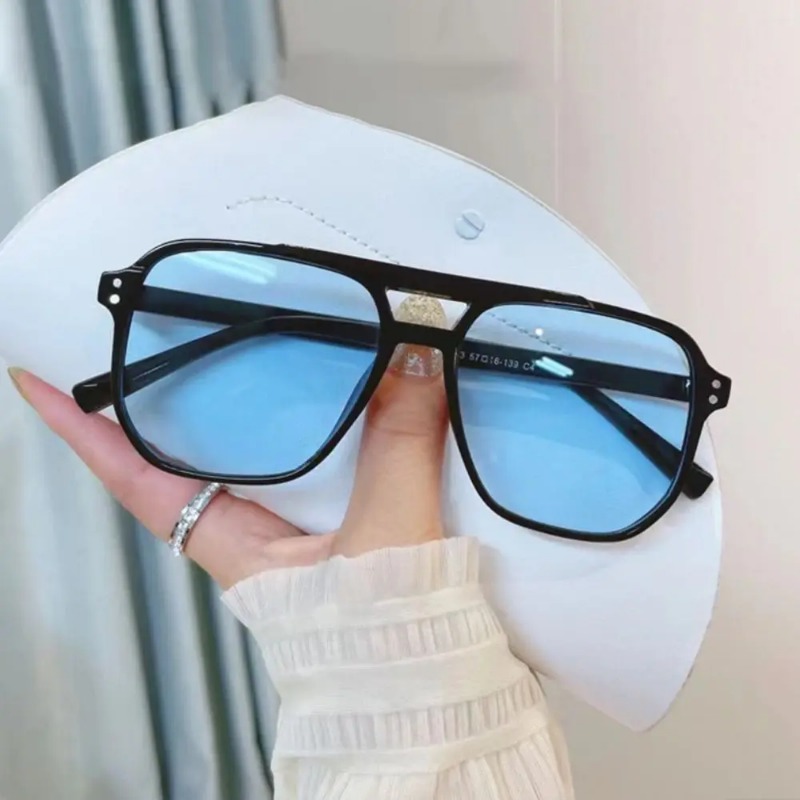 نظارات شمسية بإطار مربع مضادة  - مراجعة Sunglasses Uv400 وسعره