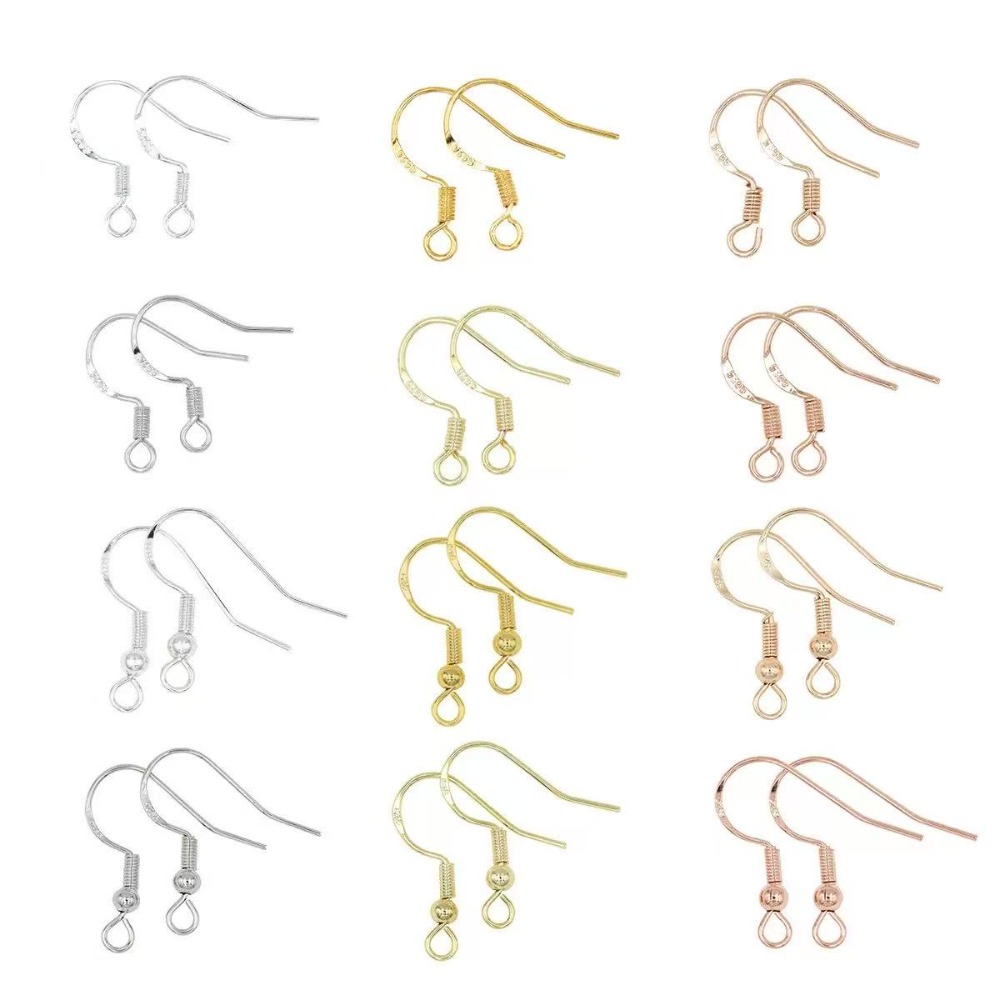 خطافات أقراط مطلية بالذهب 100  - مراجعة Gold Plated Jewelry وسعره