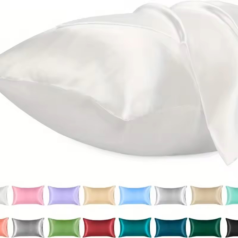 غطاء وسادة من الساتان للشعر مش - مراجعة Silk Pillowcase وسعره