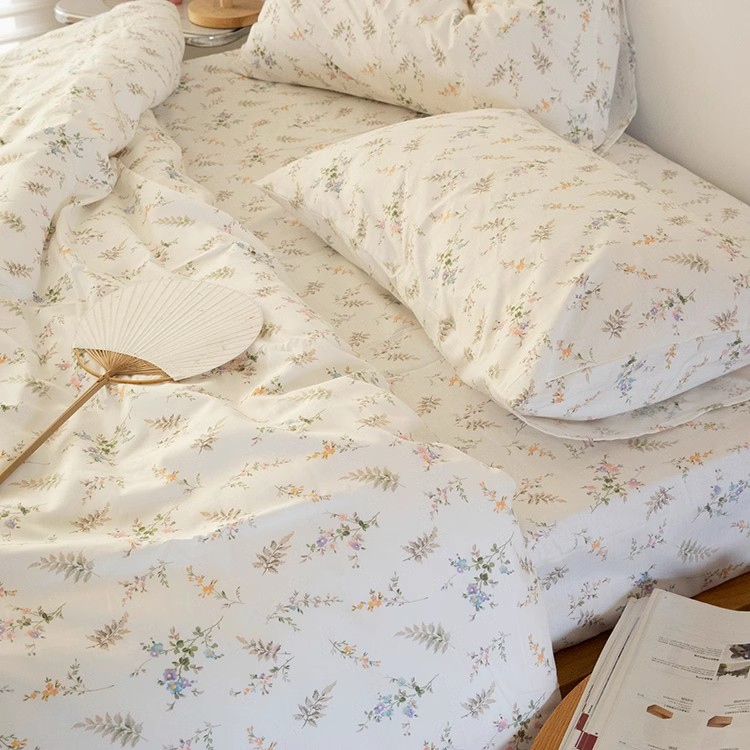 طقم مفروشات سرير بنمط ريفي زهر - مراجعة Silk Pillowcase وسعره